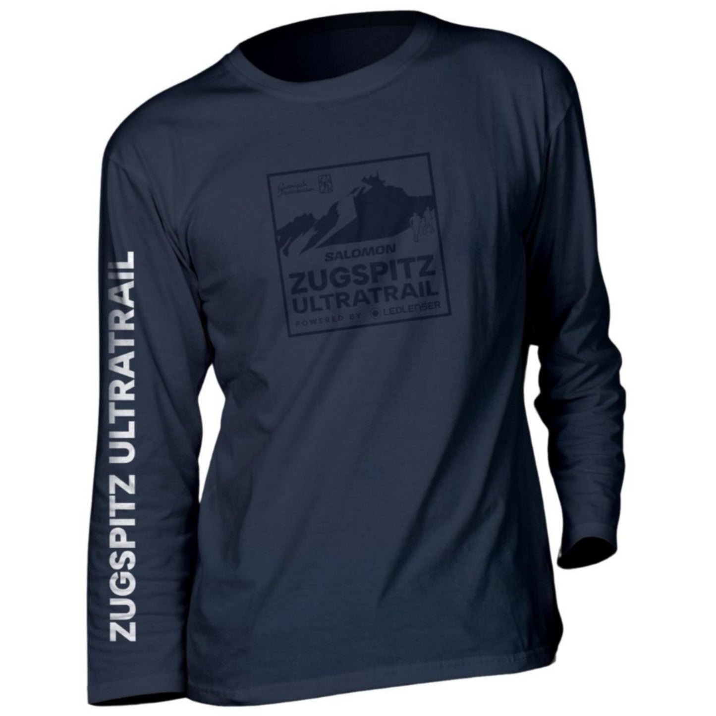 Longsleeve navy mit Frontprint ZUT Logo