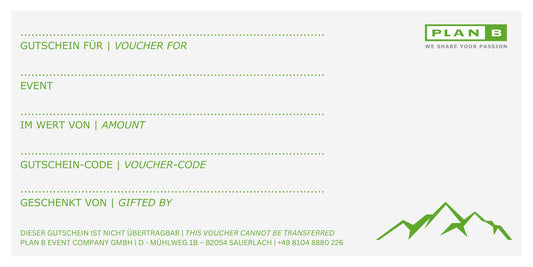 PLAN B Voucher 25,00€