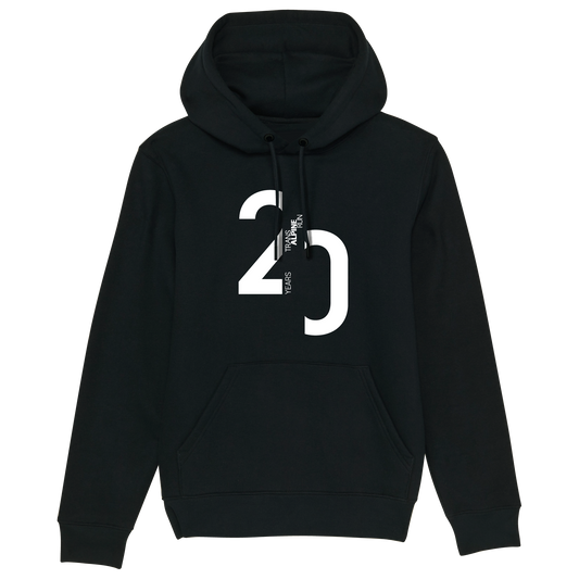 Hoodie "20 Years Transalpine Run" LIMITED EDITION schwarz