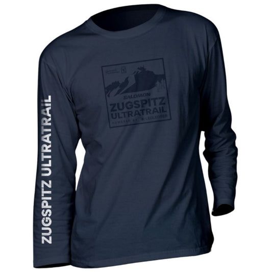 Longsleeve navy mit Frontprint ZUT Logo